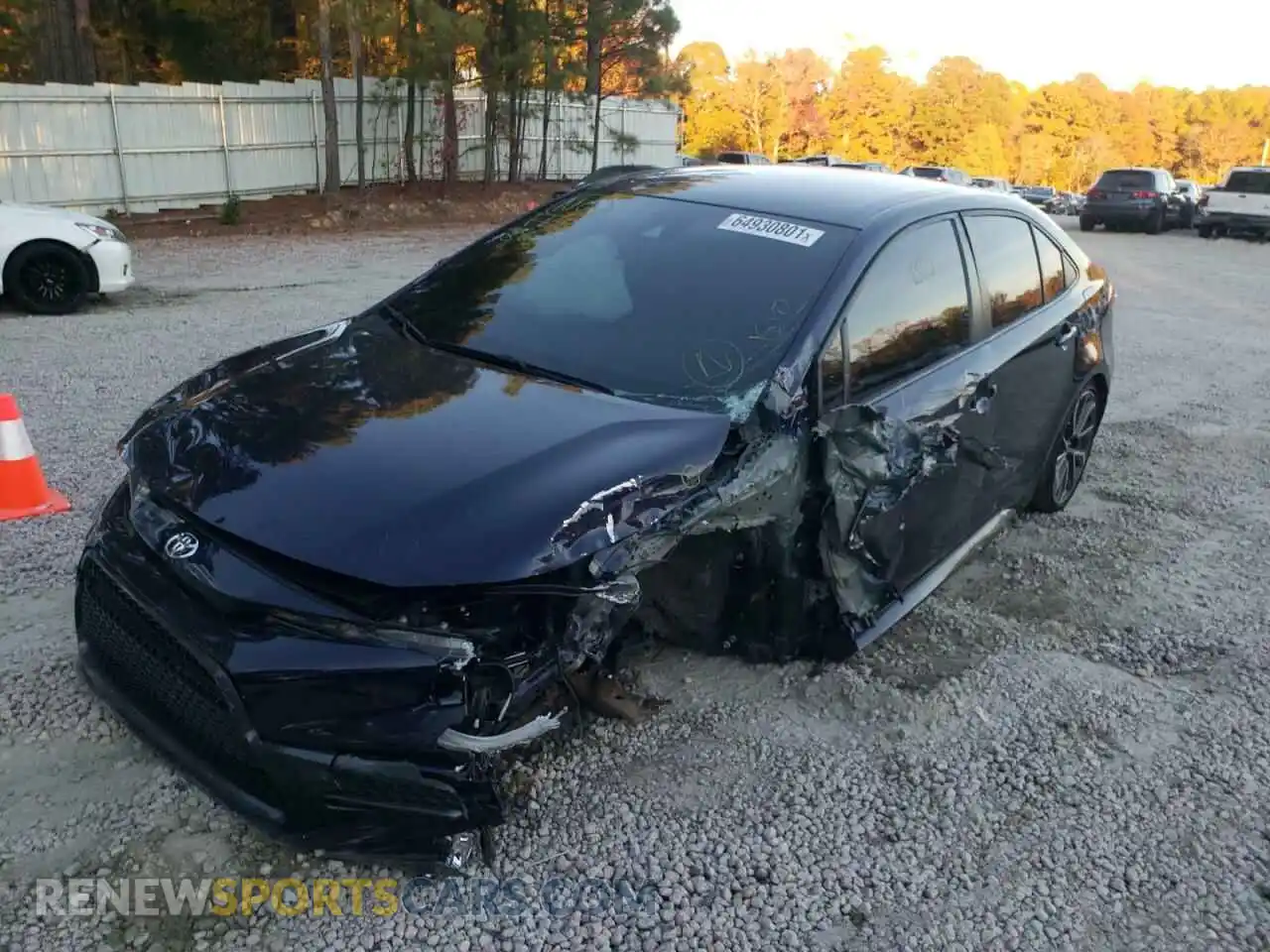 2 fotografías del automóvil dañado JTDS4RCE0LJ034558 TOYOTA COROLLA 2020