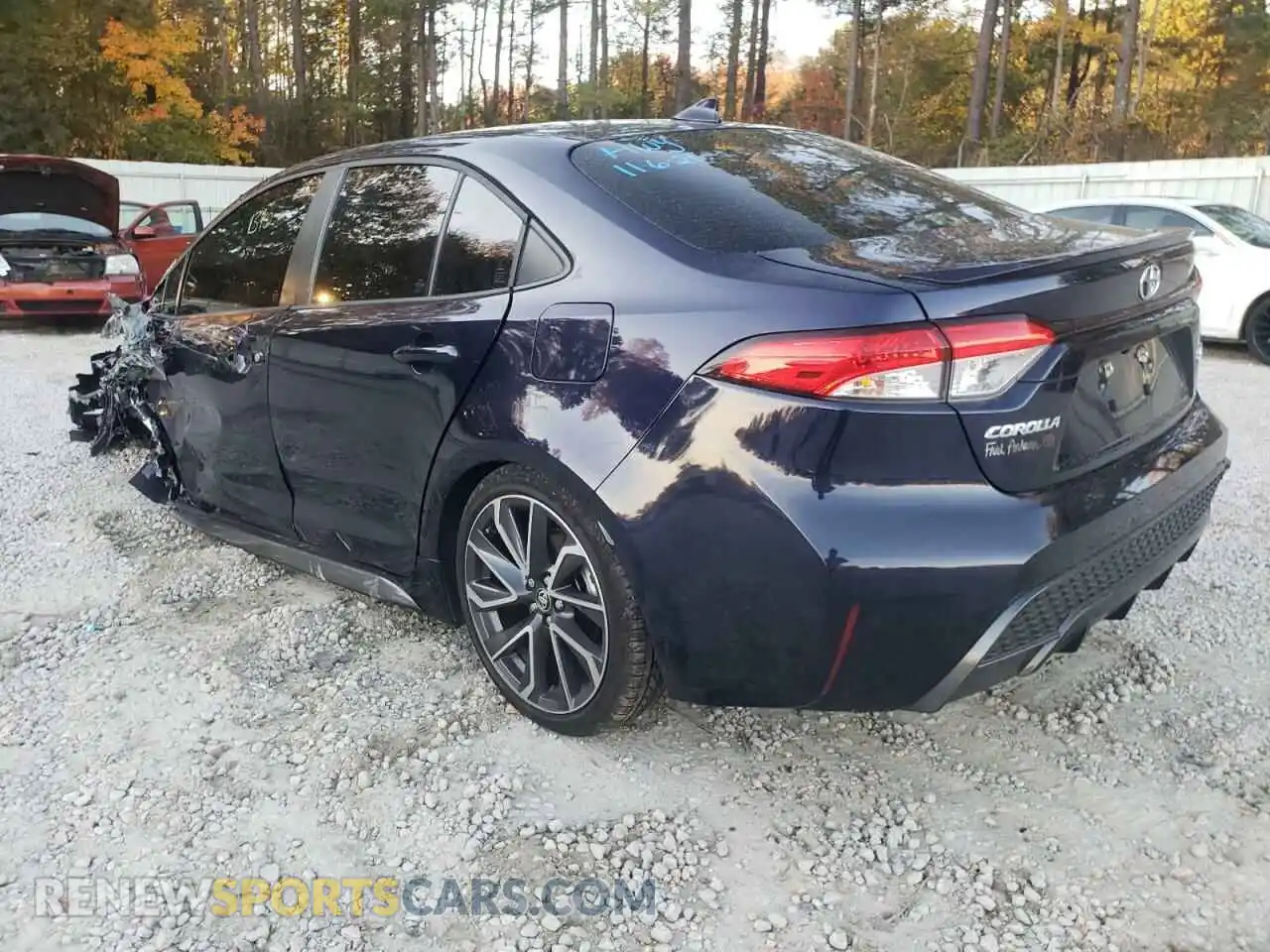 3 fotografías del automóvil dañado JTDS4RCE0LJ034558 TOYOTA COROLLA 2020