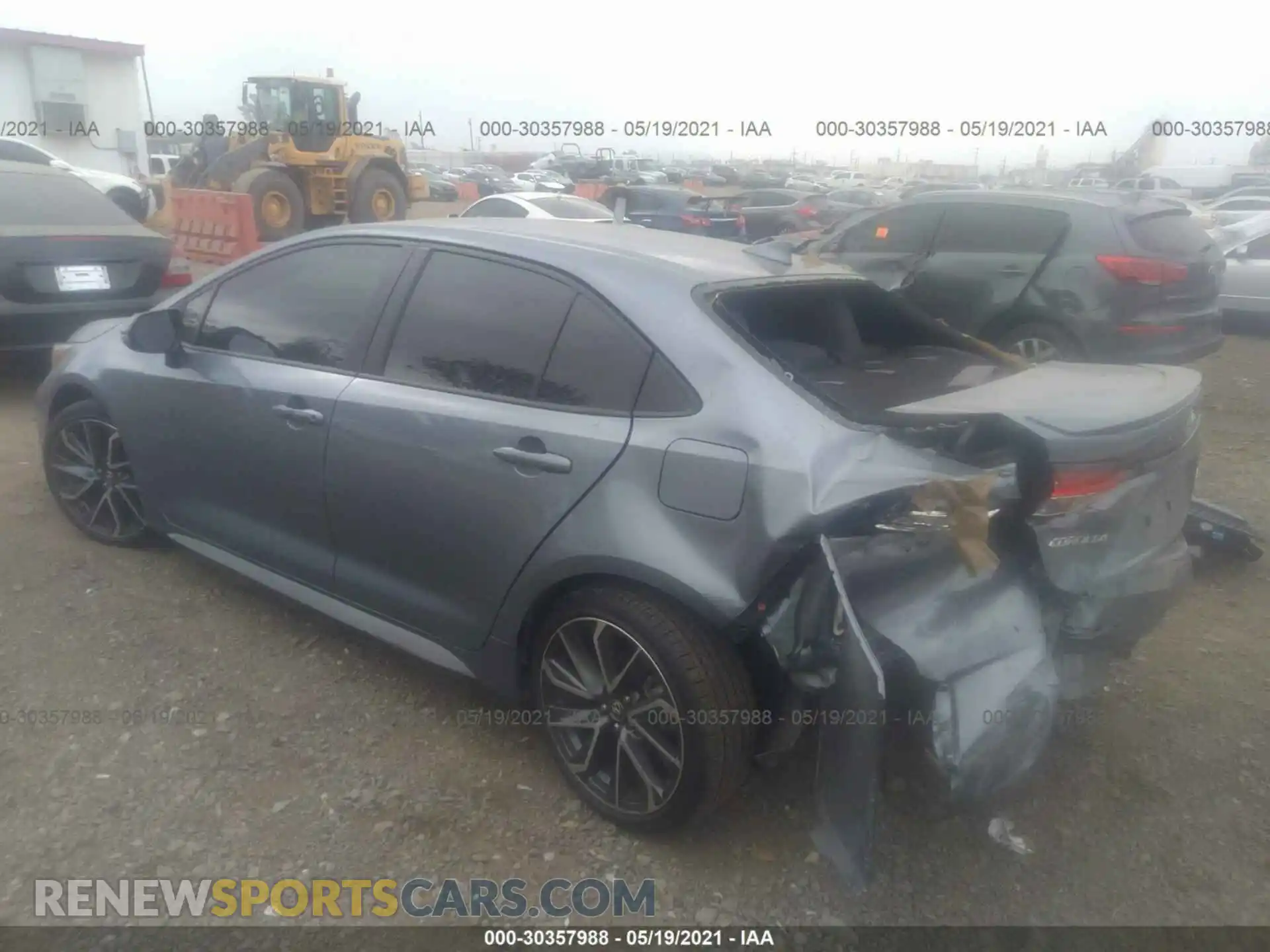 3 Photograph of a damaged car JTDS4RCE0LJ047925 TOYOTA COROLLA 2020