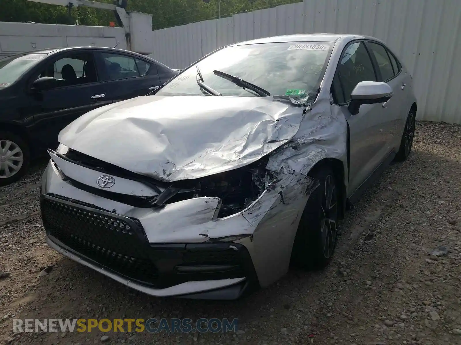2 Фотография поврежденного автомобиля JTDS4RCE1LJ005523 TOYOTA COROLLA 2020