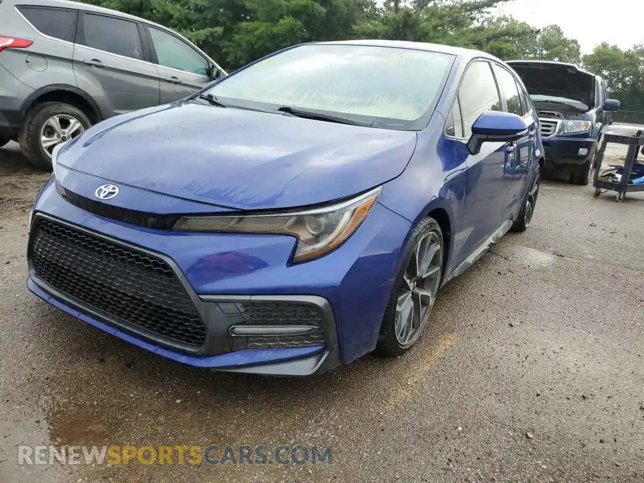 2 Photograph of a damaged car JTDS4RCE1LJ013248 TOYOTA COROLLA 2020