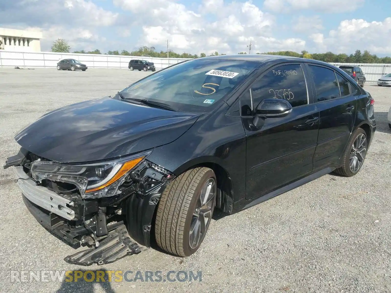 2 Photograph of a damaged car JTDS4RCE1LJ014772 TOYOTA COROLLA 2020