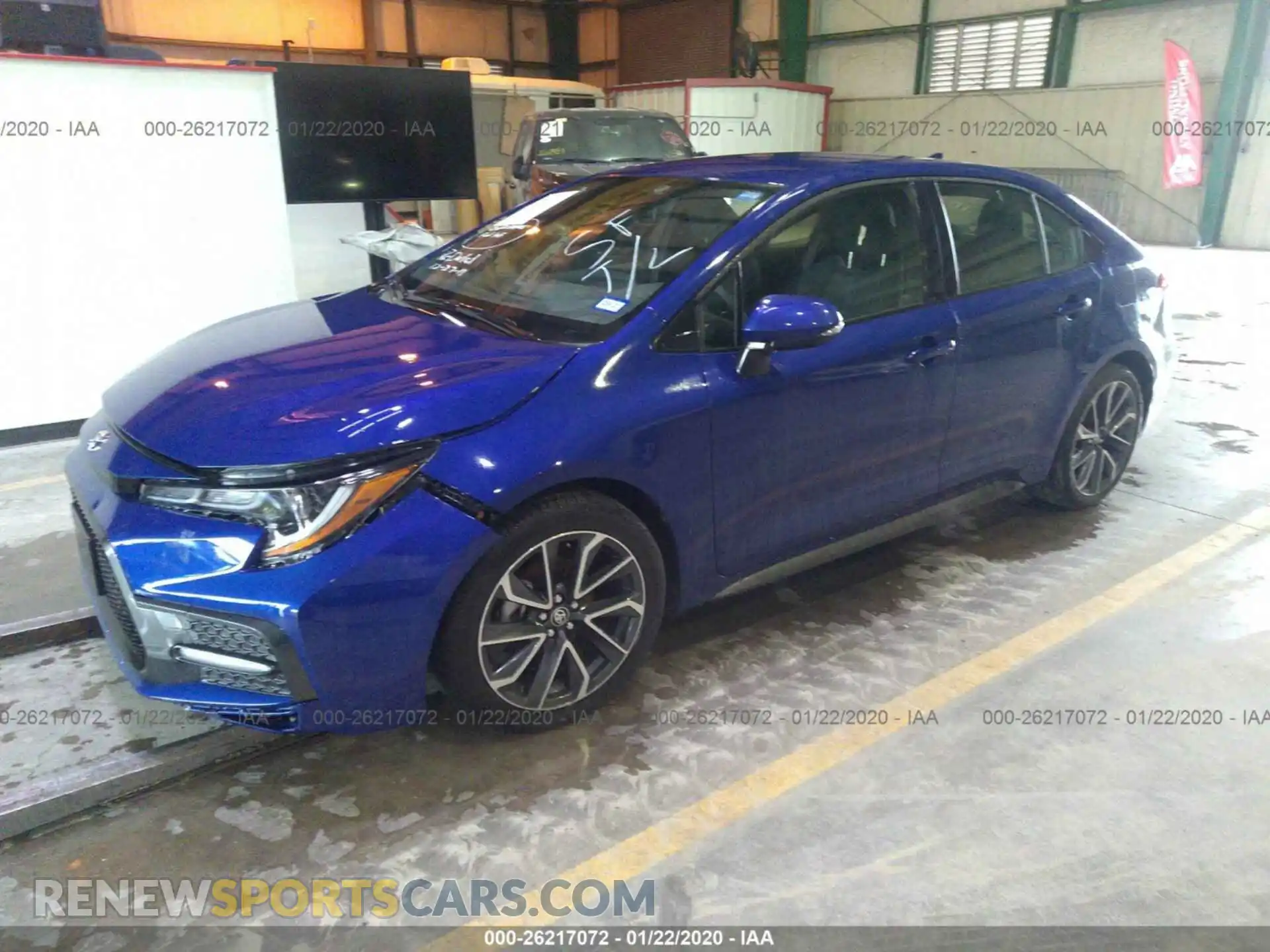 2 fotografías del automóvil dañado JTDS4RCE1LJ015694 TOYOTA COROLLA 2020