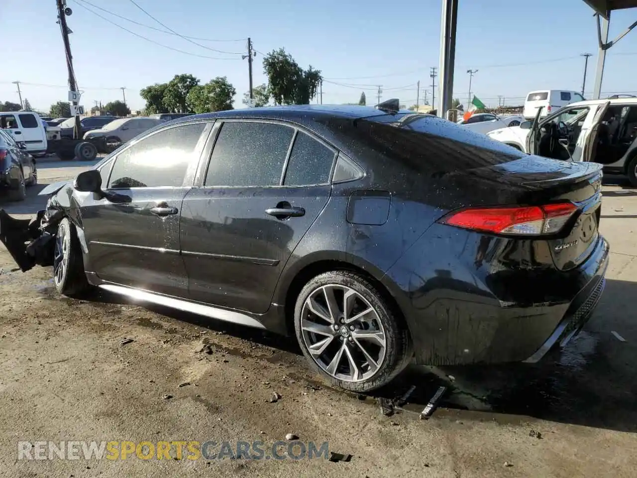 2 Фотография поврежденного автомобиля JTDS4RCE1LJ027747 TOYOTA COROLLA 2020