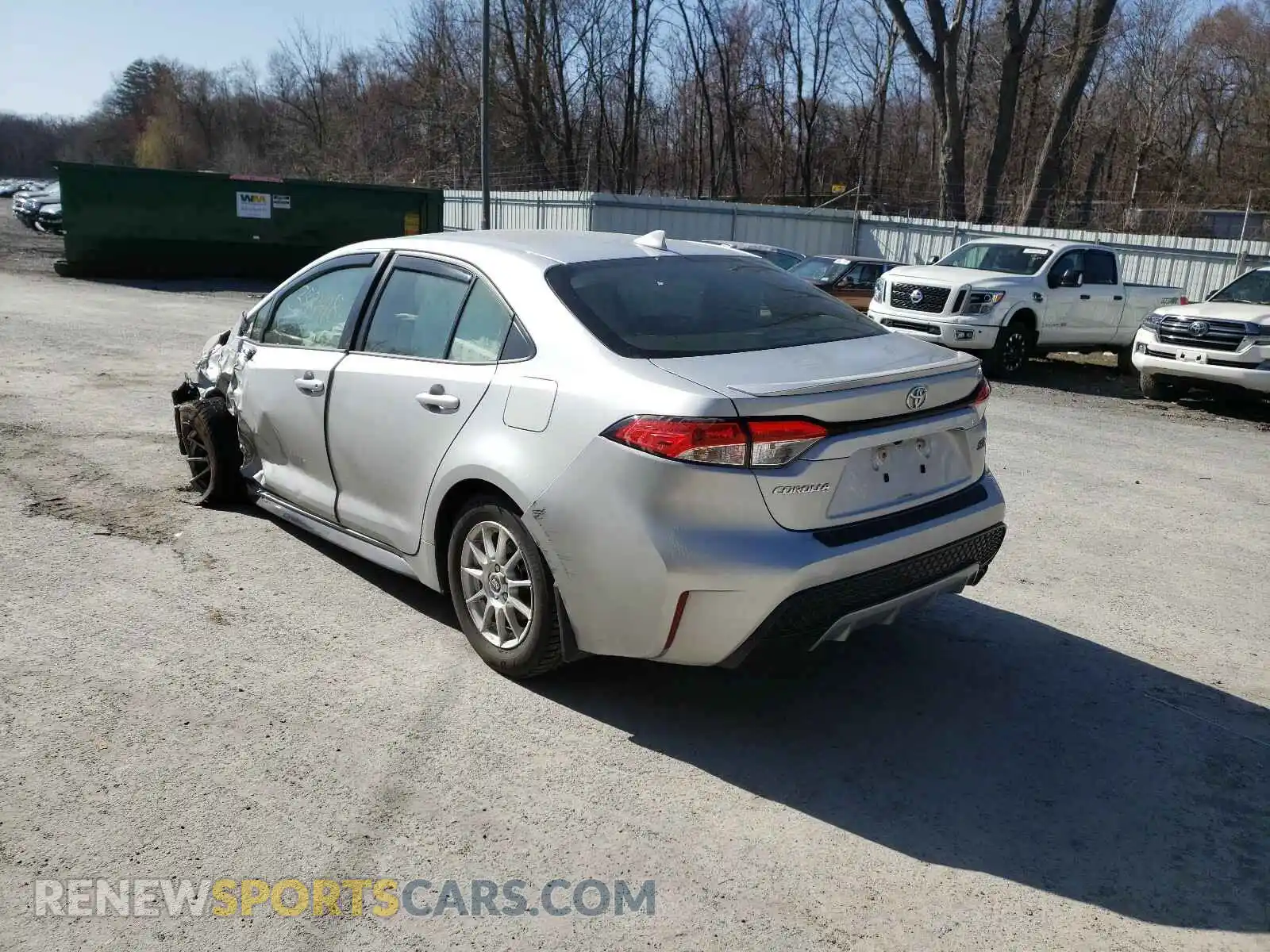 3 Фотография поврежденного автомобиля JTDS4RCE1LJ033385 TOYOTA COROLLA 2020