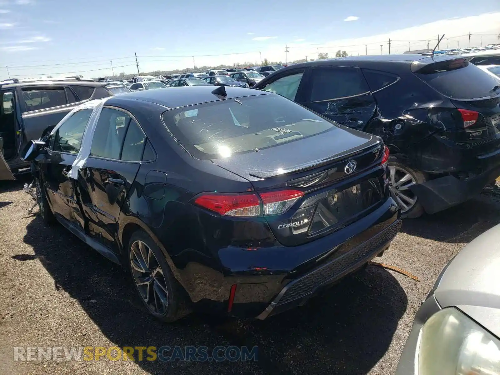 3 Photograph of a damaged car JTDS4RCE1LJ042992 TOYOTA COROLLA 2020