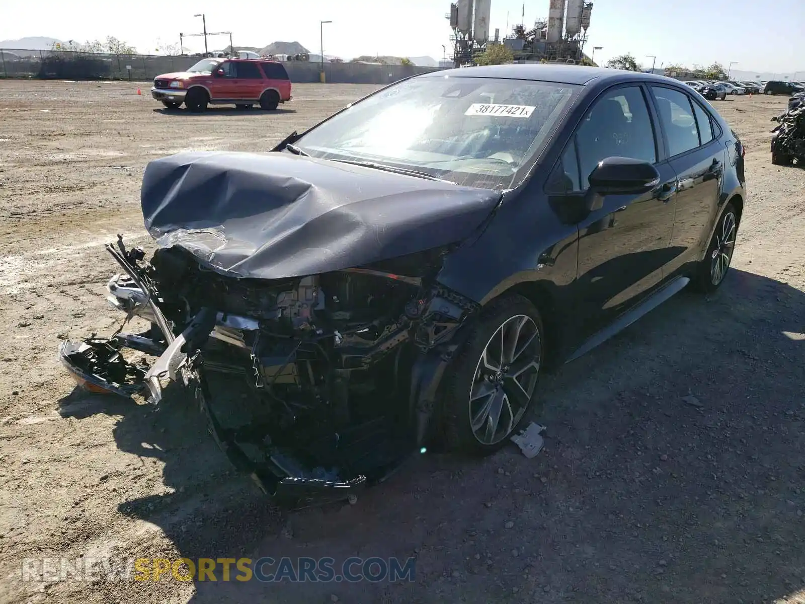2 Photograph of a damaged car JTDS4RCE1LJ043205 TOYOTA COROLLA 2020