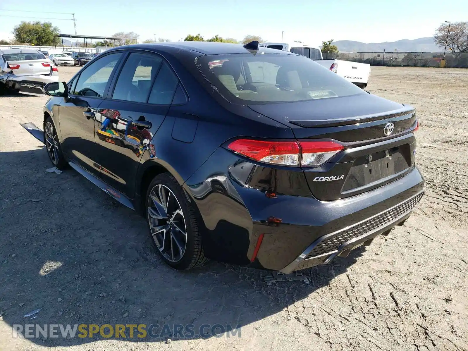 3 Photograph of a damaged car JTDS4RCE1LJ043205 TOYOTA COROLLA 2020