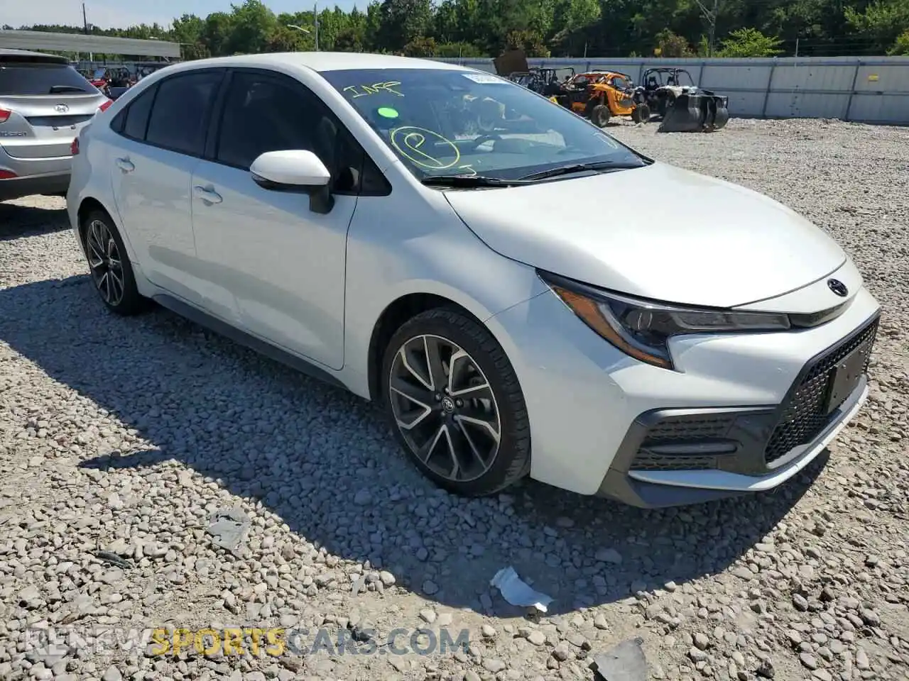 1 Photograph of a damaged car JTDS4RCE2LJ006115 TOYOTA COROLLA 2020
