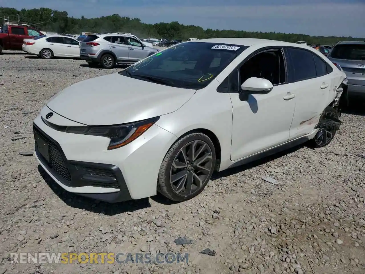 2 Photograph of a damaged car JTDS4RCE2LJ006115 TOYOTA COROLLA 2020