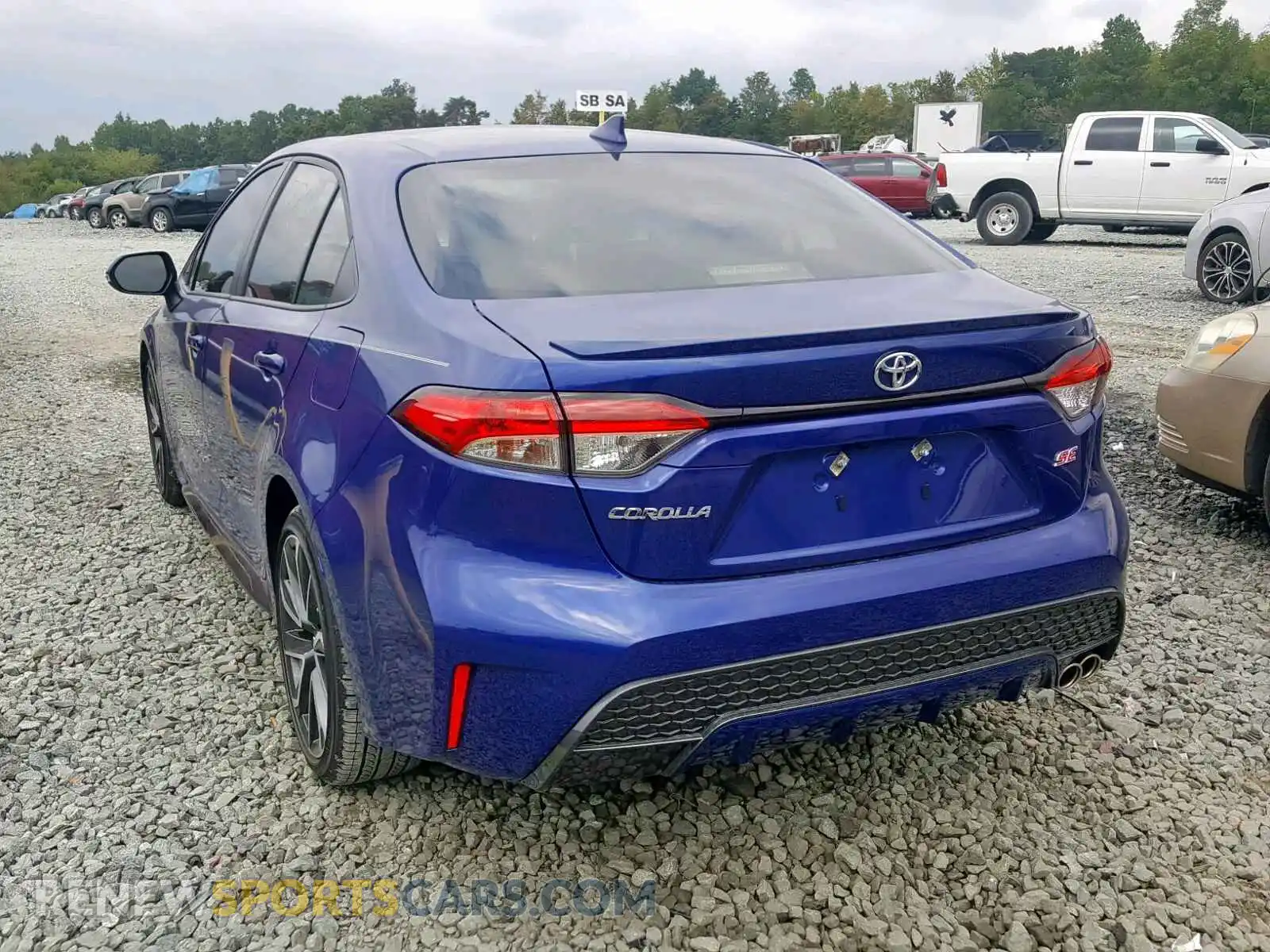 3 Photograph of a damaged car JTDS4RCE2LJ010407 TOYOTA COROLLA 2020