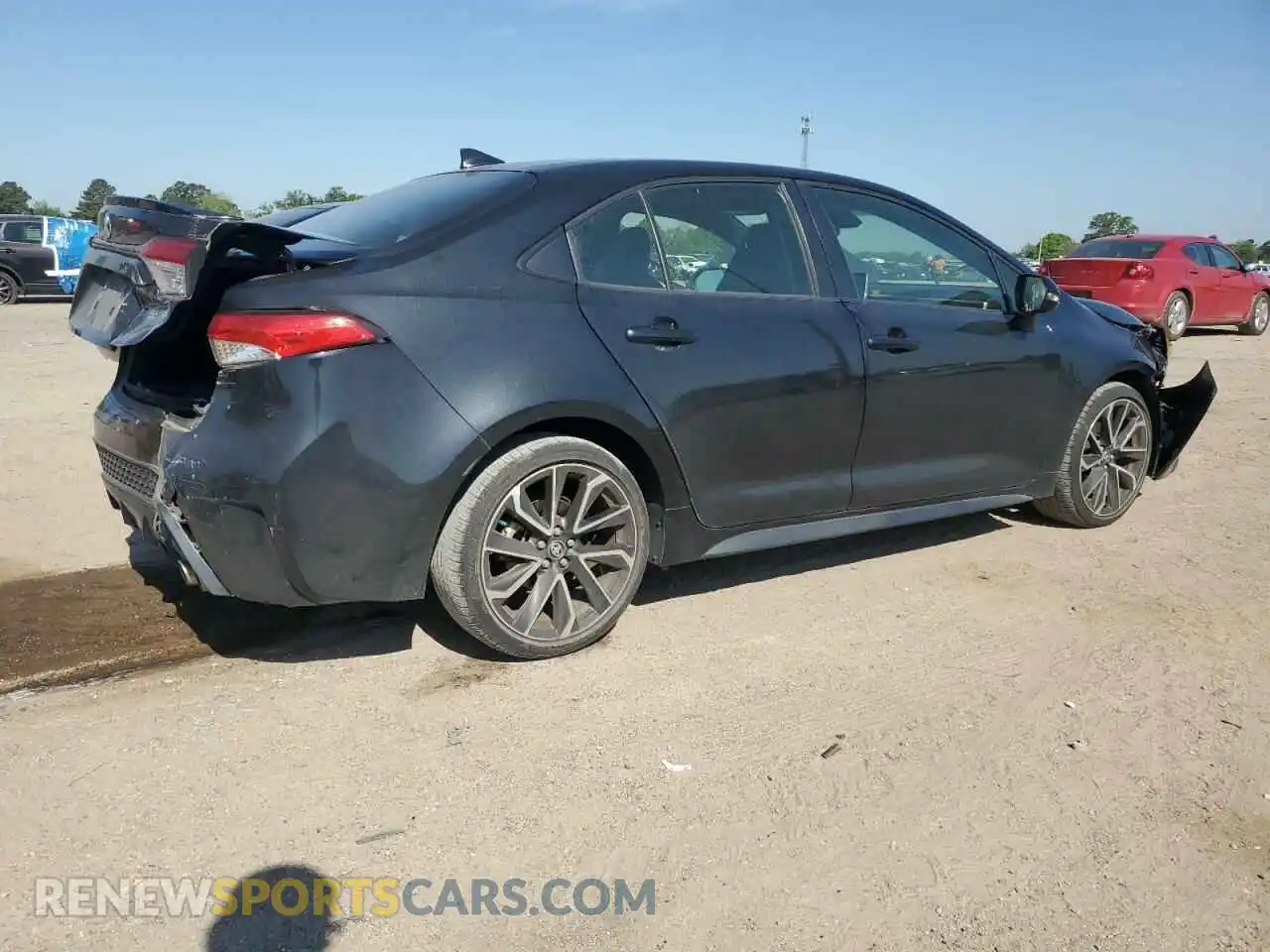3 Photograph of a damaged car JTDS4RCE2LJ011069 TOYOTA COROLLA 2020