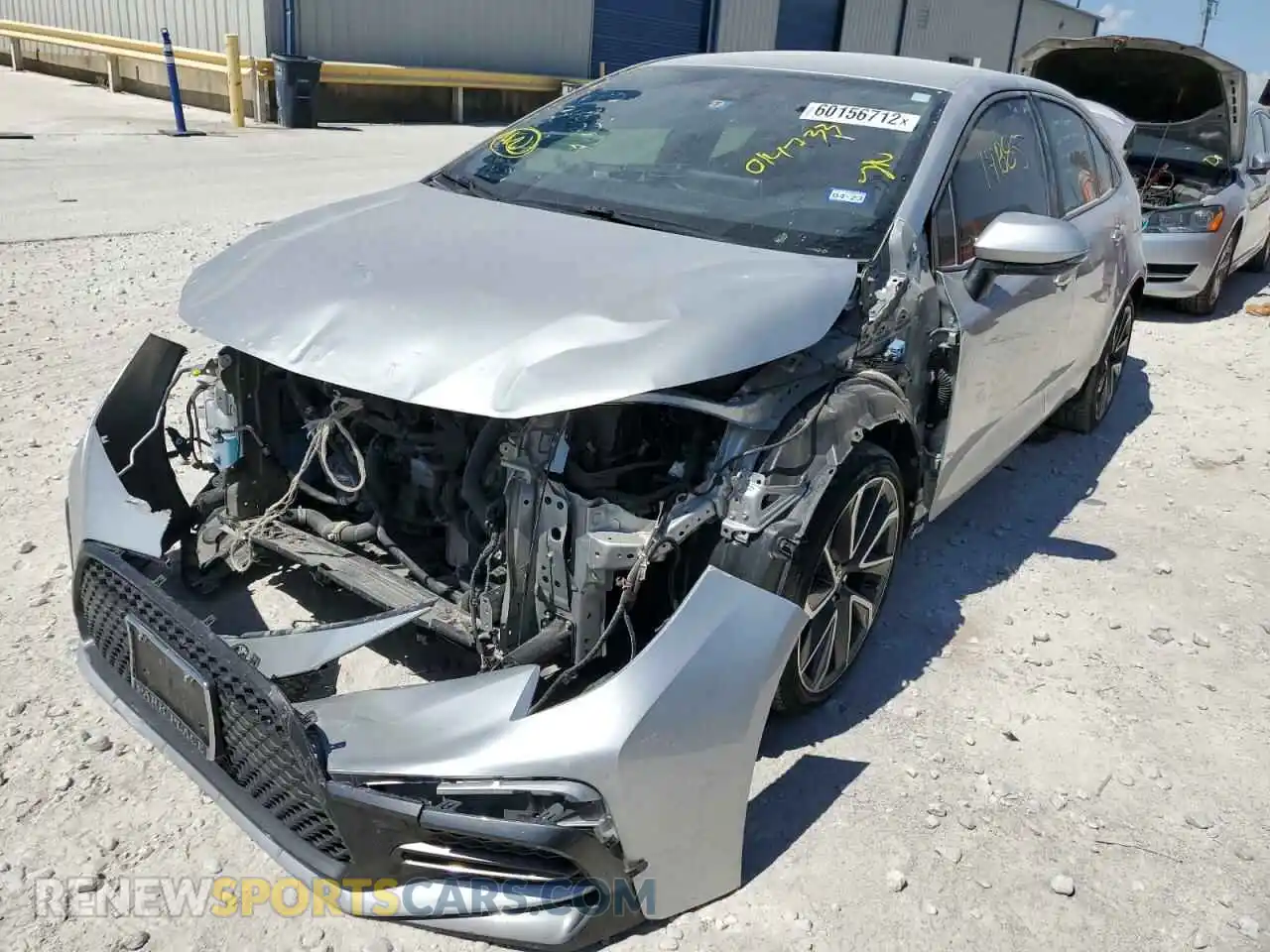 2 Photograph of a damaged car JTDS4RCE2LJ014733 TOYOTA COROLLA 2020