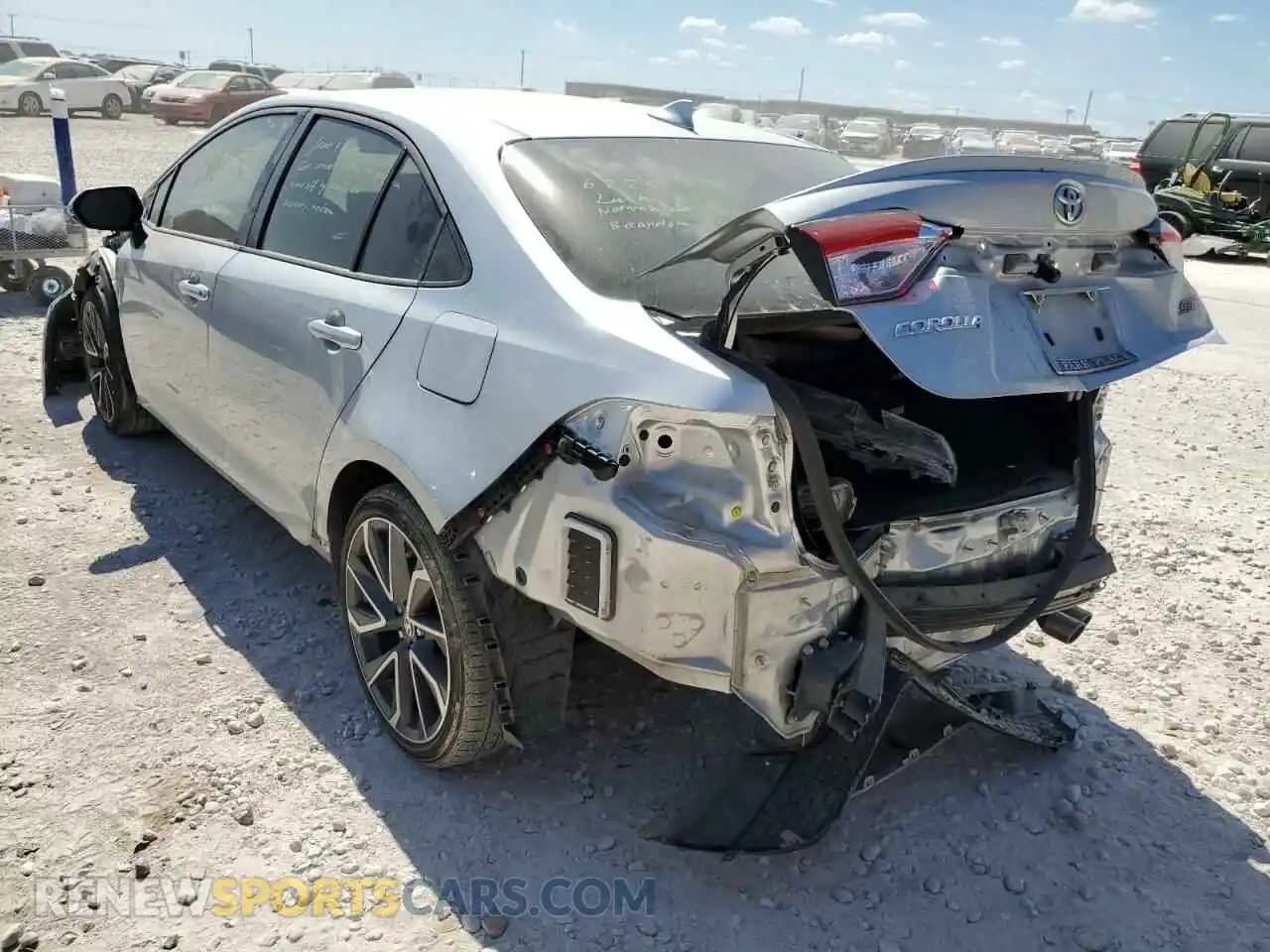 3 Photograph of a damaged car JTDS4RCE2LJ014733 TOYOTA COROLLA 2020