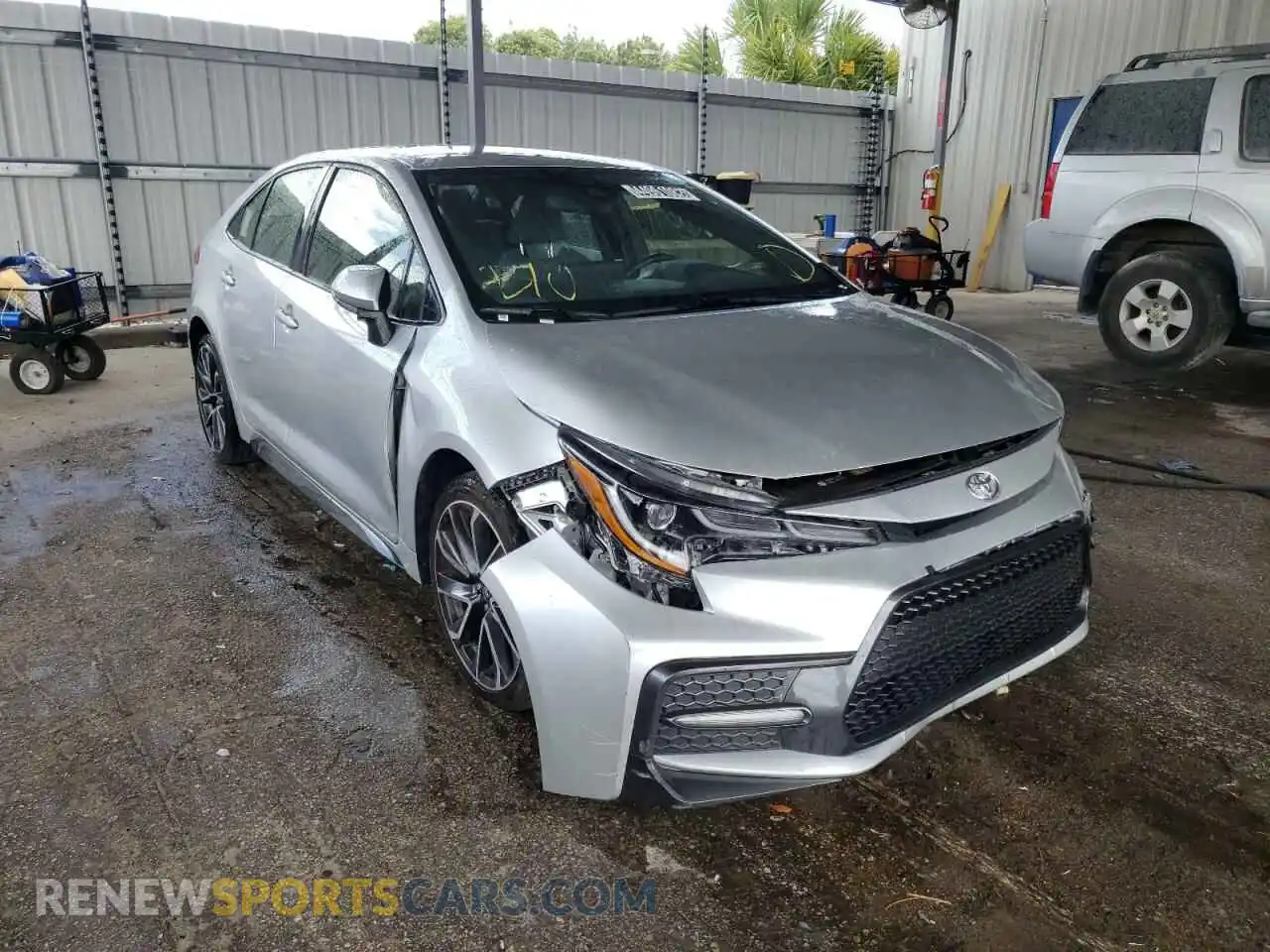 1 Photograph of a damaged car JTDS4RCE2LJ017437 TOYOTA COROLLA 2020