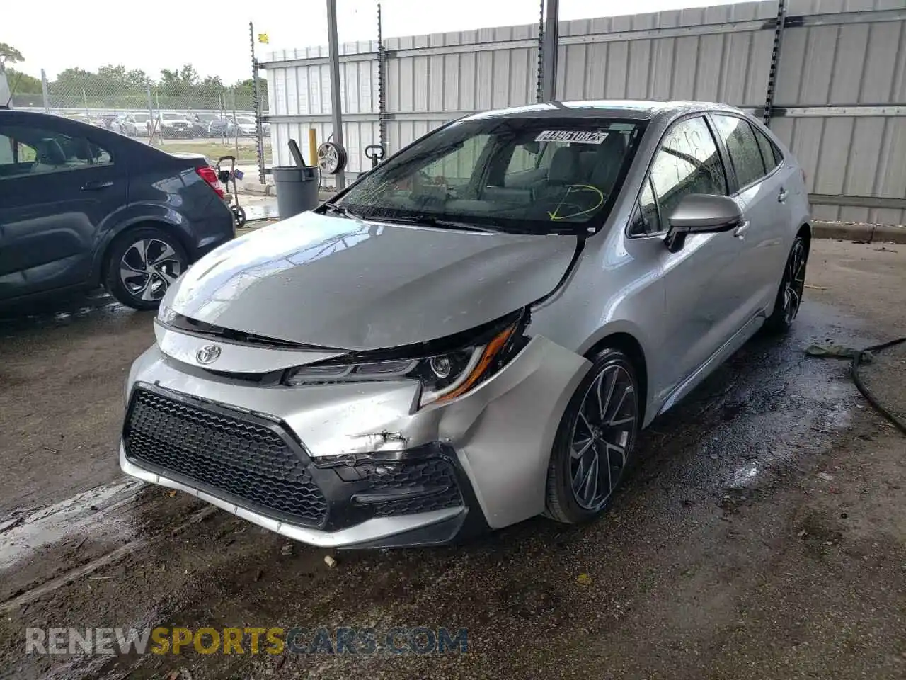2 Photograph of a damaged car JTDS4RCE2LJ017437 TOYOTA COROLLA 2020
