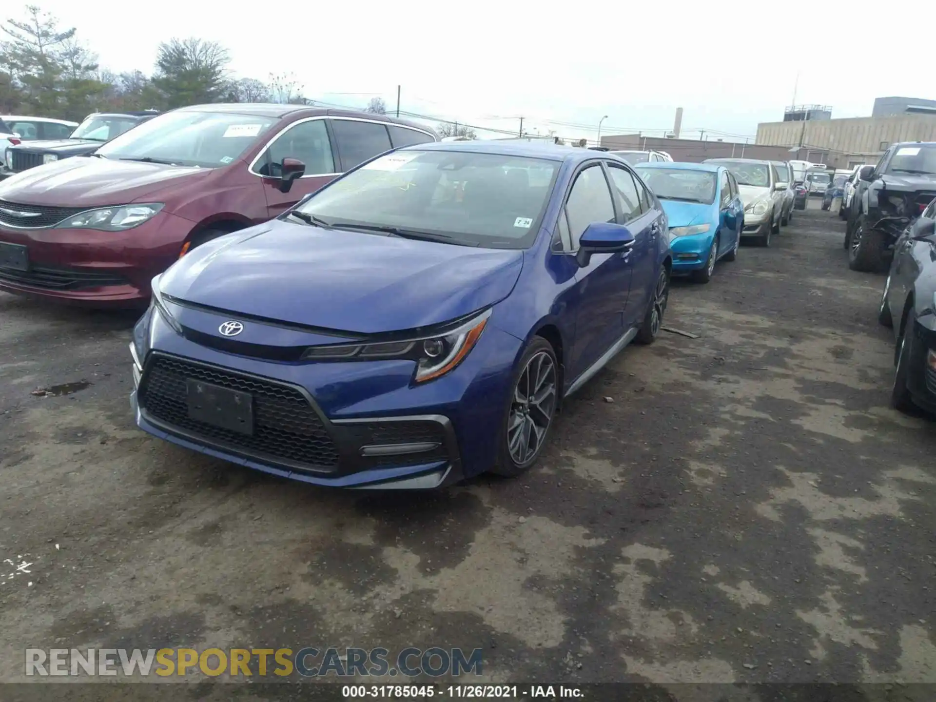 2 Photograph of a damaged car JTDS4RCE2LJ019043 TOYOTA COROLLA 2020