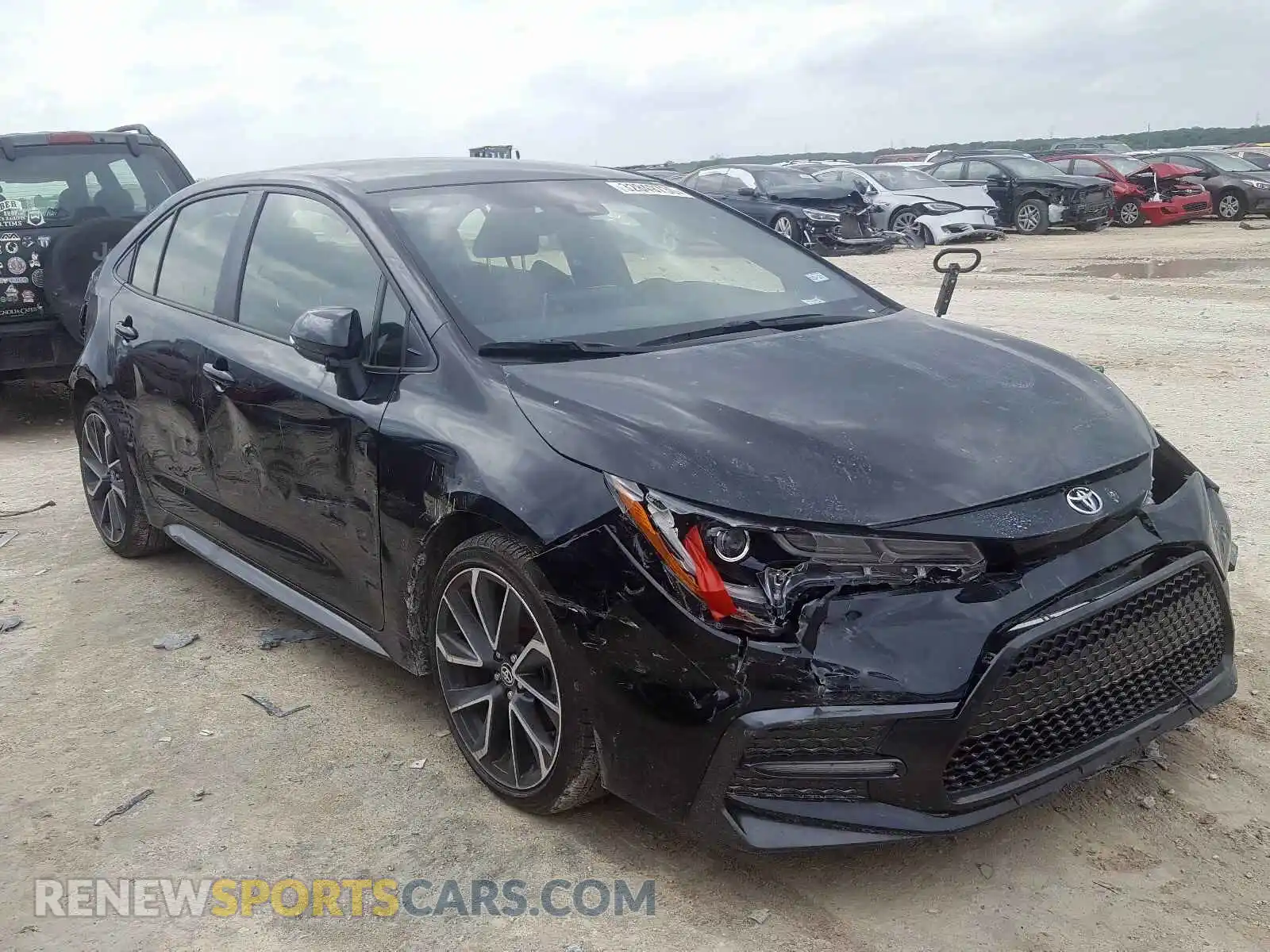1 Photograph of a damaged car JTDS4RCE2LJ019740 TOYOTA COROLLA 2020