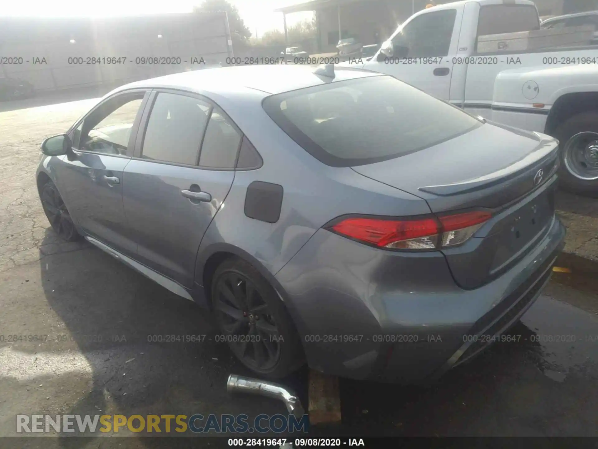 3 fotografías del automóvil dañado JTDS4RCE2LJ023741 TOYOTA COROLLA 2020