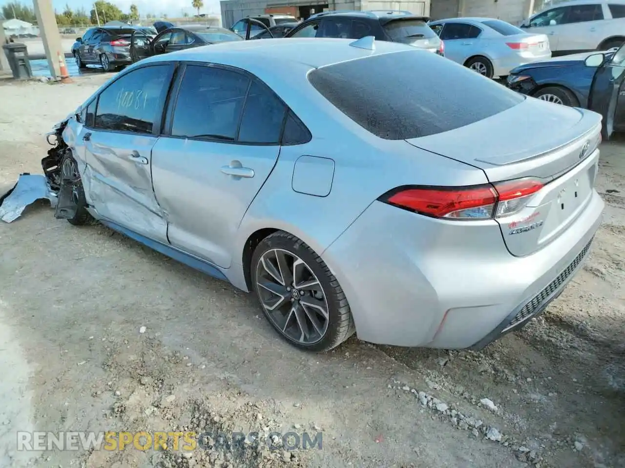 3 Фотография поврежденного автомобиля JTDS4RCE2LJ024016 TOYOTA COROLLA 2020