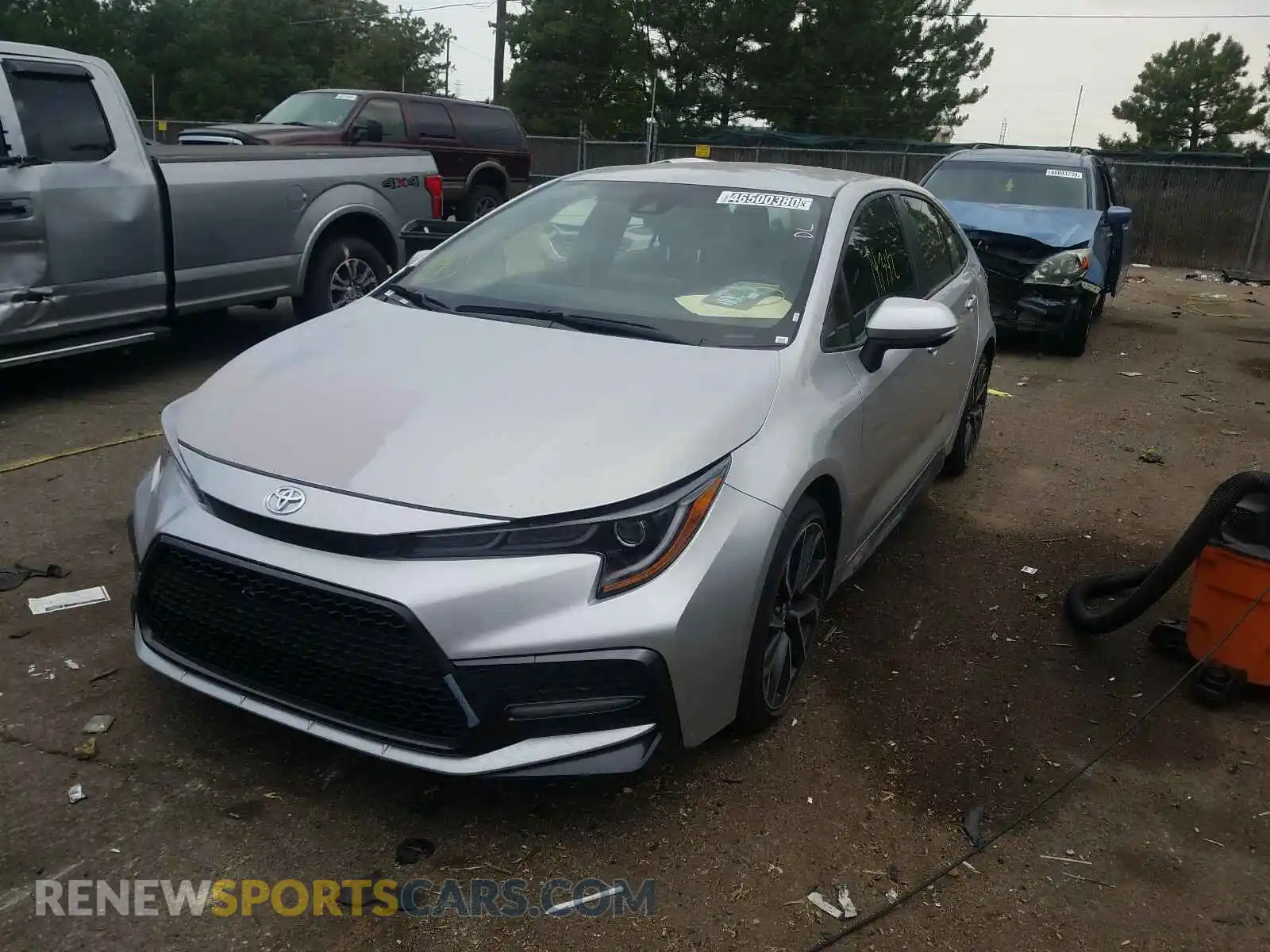 2 Photograph of a damaged car JTDS4RCE2LJ024615 TOYOTA COROLLA 2020