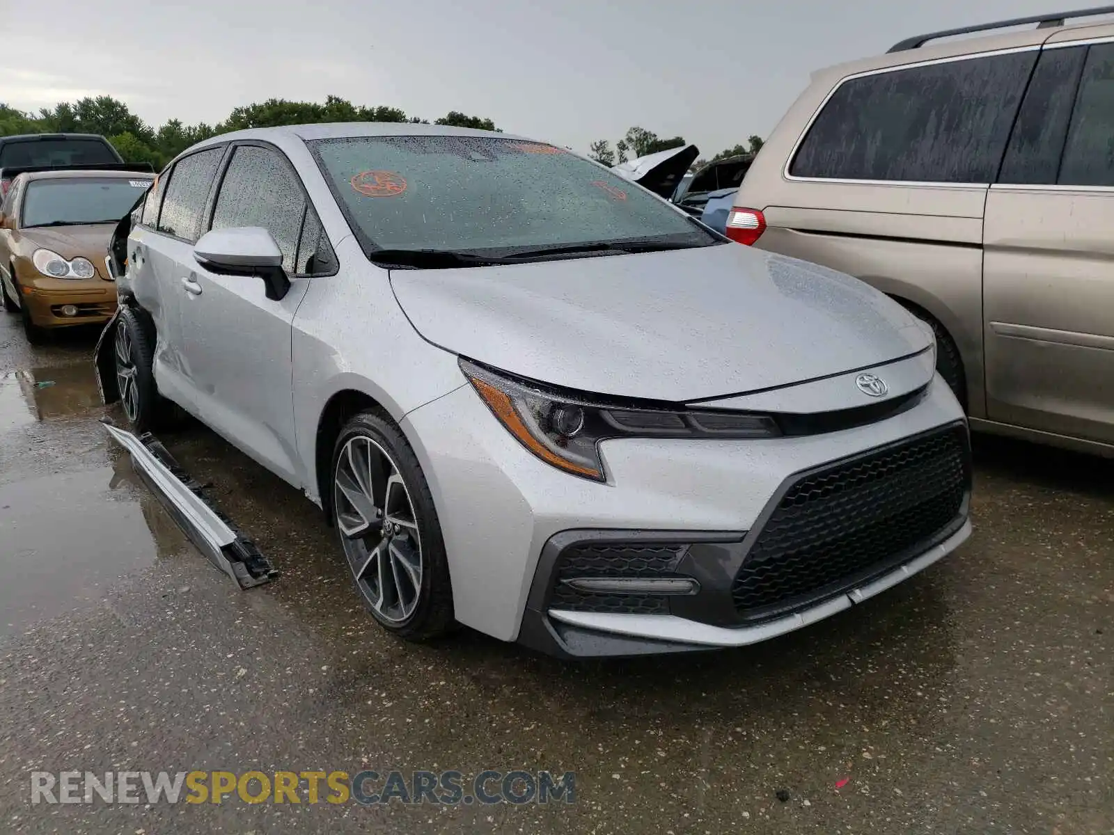 1 Photograph of a damaged car JTDS4RCE2LJ028177 TOYOTA COROLLA 2020