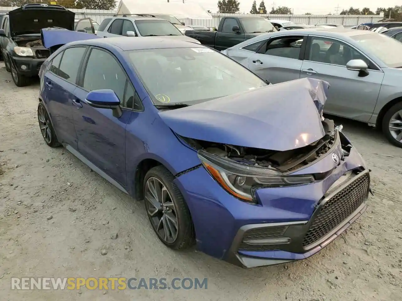 1 Photograph of a damaged car JTDS4RCE2LJ030494 TOYOTA COROLLA 2020