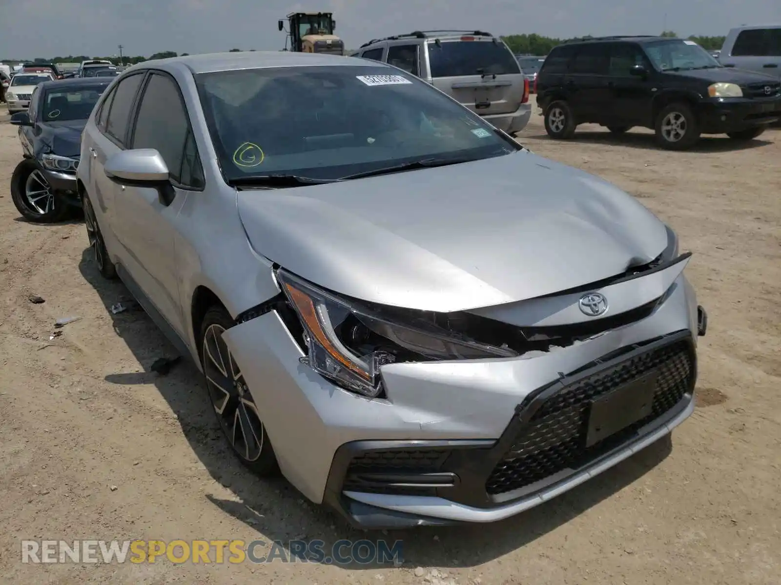 1 Photograph of a damaged car JTDS4RCE2LJ030902 TOYOTA COROLLA 2020