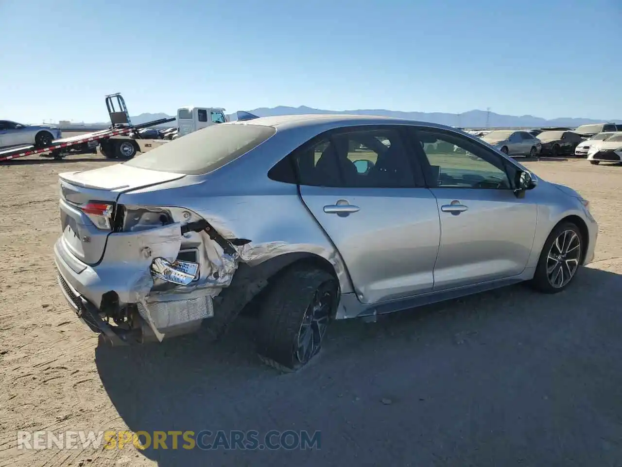 3 Photograph of a damaged car JTDS4RCE2LJ032276 TOYOTA COROLLA 2020