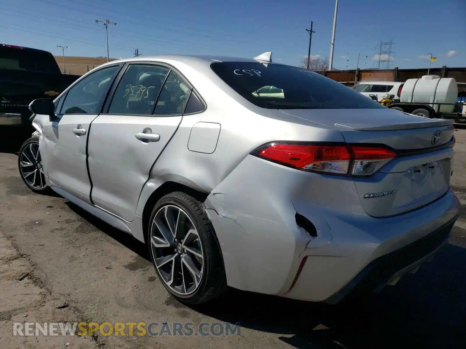 3 Photograph of a damaged car JTDS4RCE2LJ039969 TOYOTA COROLLA 2020