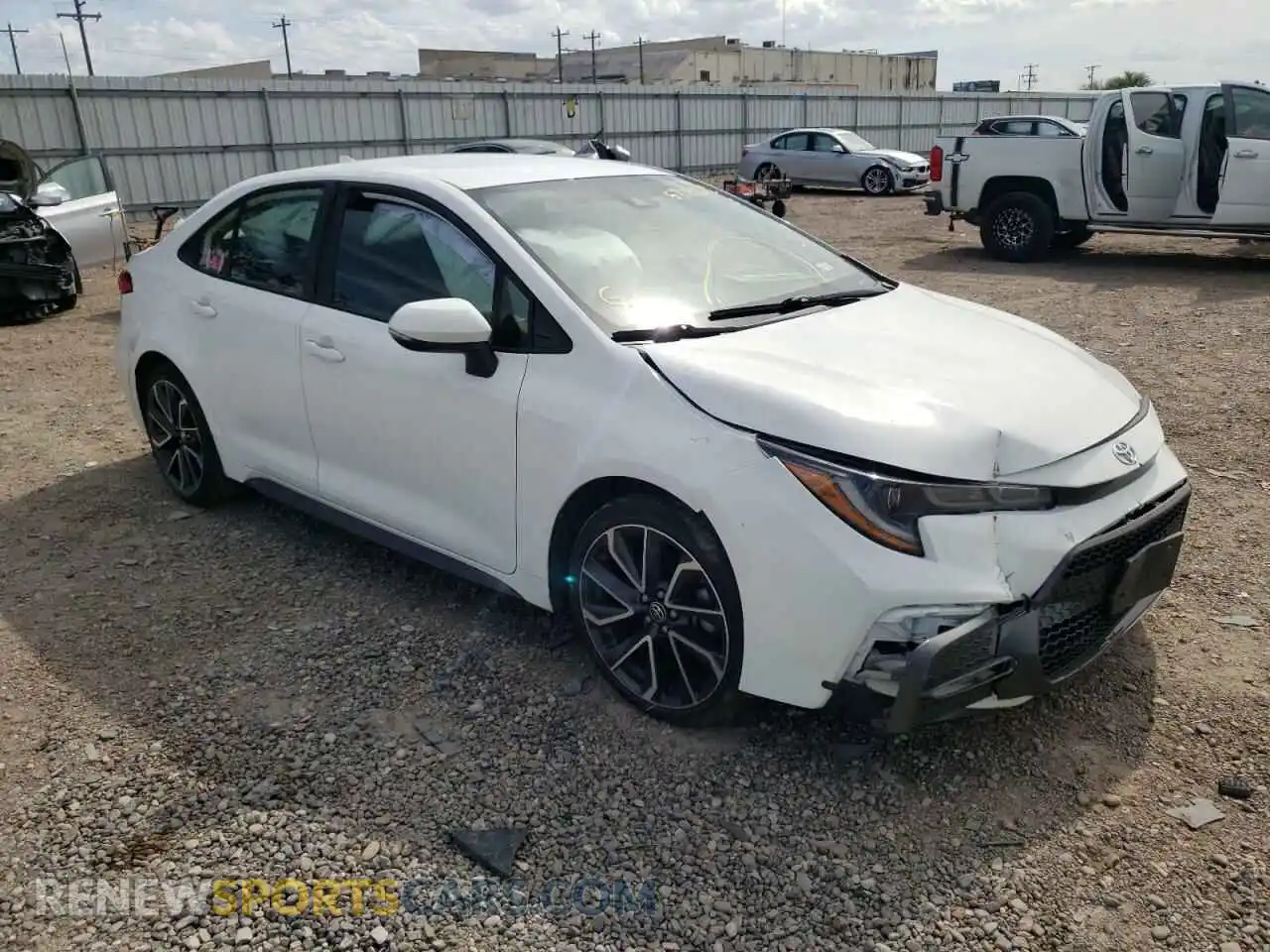 1 Photograph of a damaged car JTDS4RCE2LJ050535 TOYOTA COROLLA 2020
