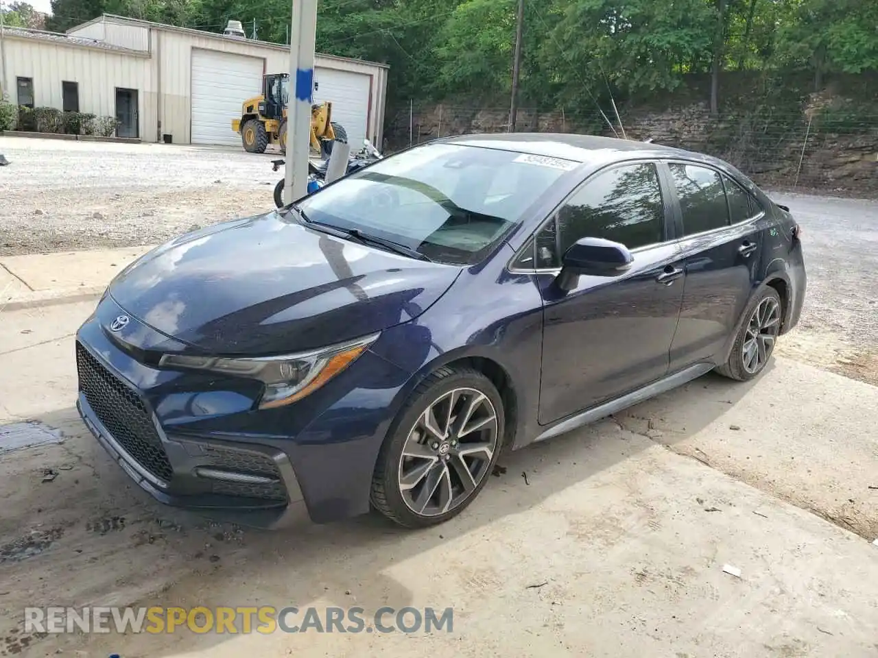 1 Photograph of a damaged car JTDS4RCE2LJ051670 TOYOTA COROLLA 2020
