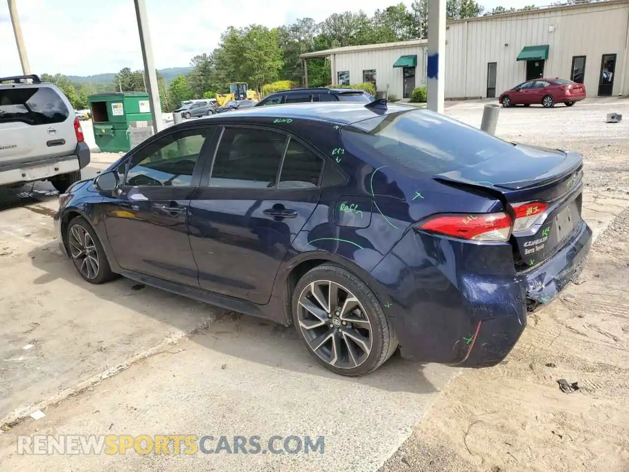 2 Photograph of a damaged car JTDS4RCE2LJ051670 TOYOTA COROLLA 2020