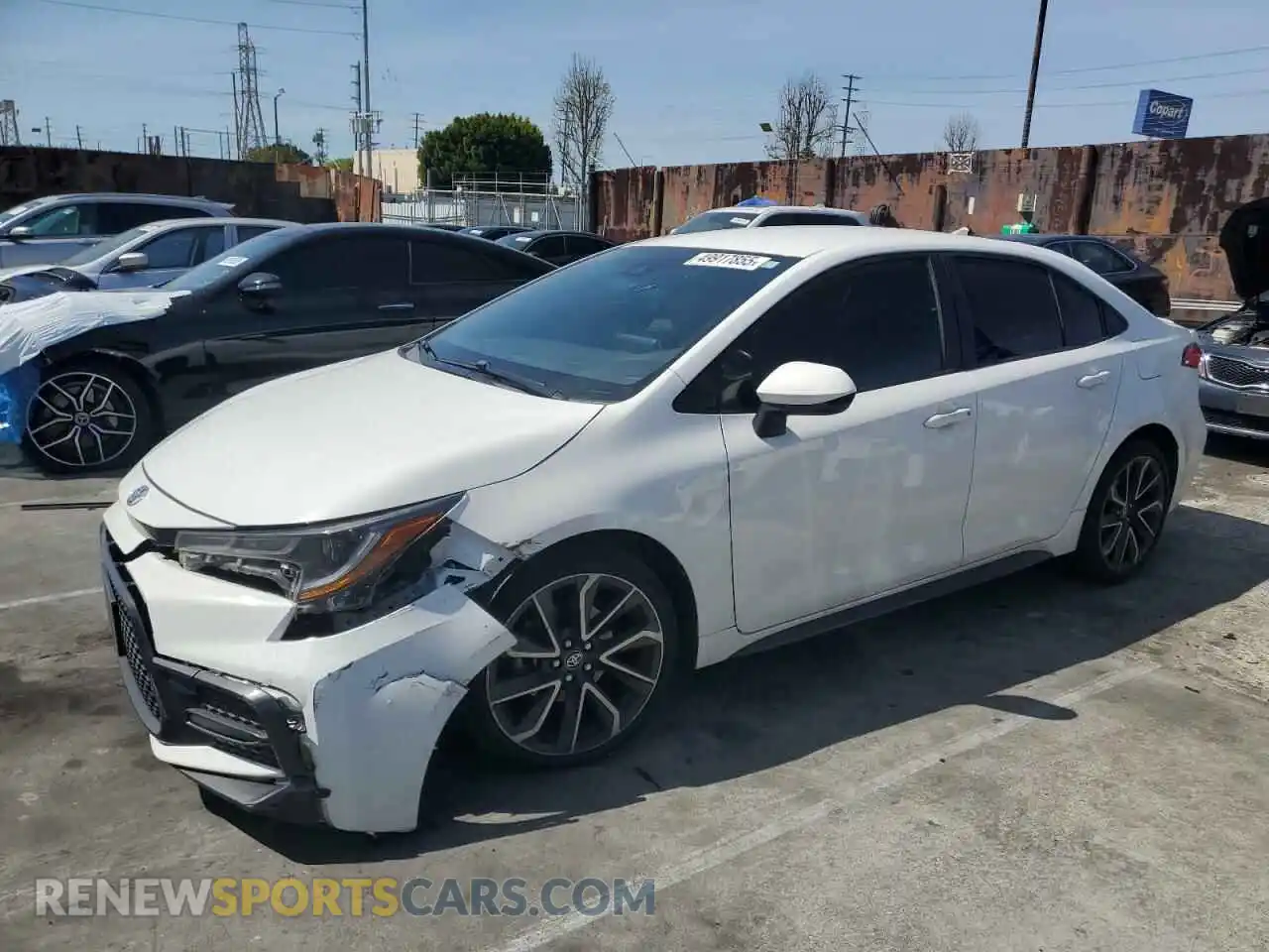 1 Photograph of a damaged car JTDS4RCE2LJ053161 TOYOTA COROLLA 2020