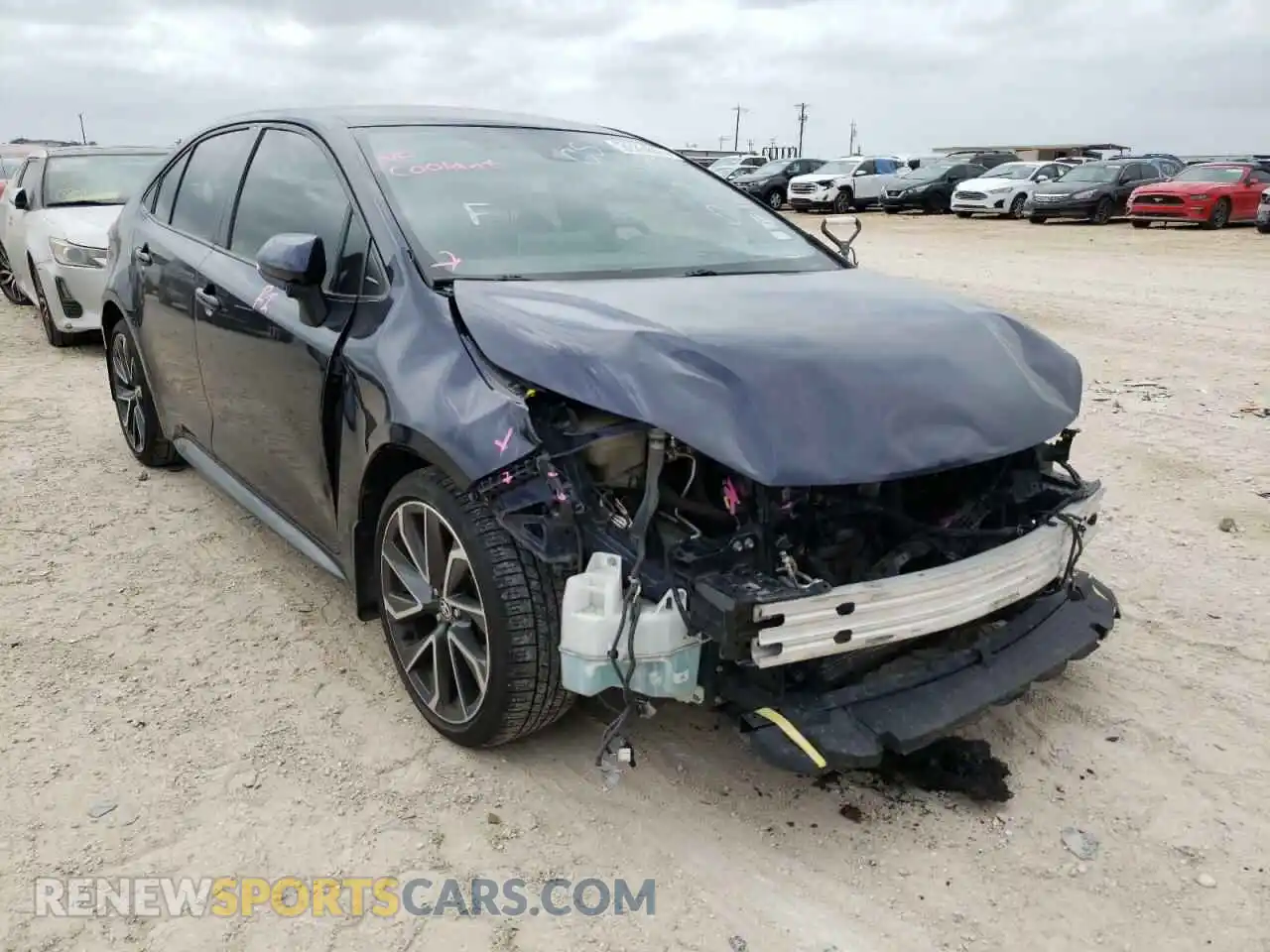 1 Photograph of a damaged car JTDS4RCE3LJ006754 TOYOTA COROLLA 2020