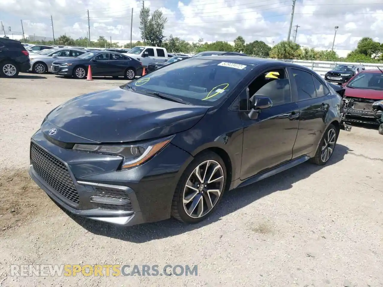 2 Photograph of a damaged car JTDS4RCE3LJ010450 TOYOTA COROLLA 2020