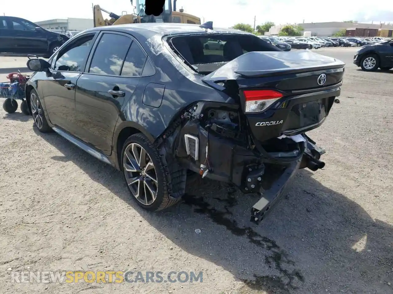 3 Photograph of a damaged car JTDS4RCE3LJ010450 TOYOTA COROLLA 2020