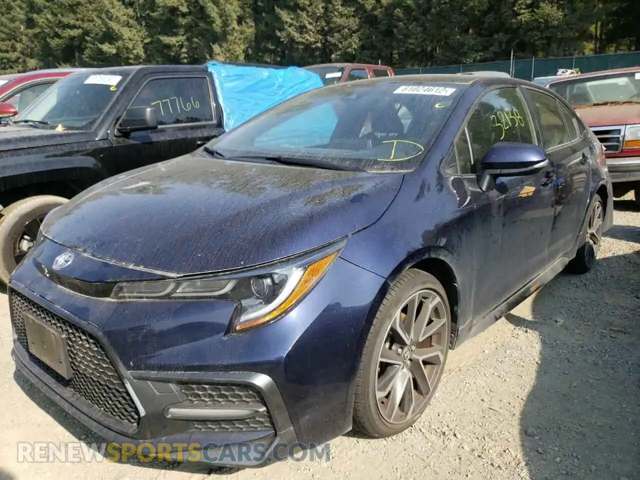 2 Photograph of a damaged car JTDS4RCE3LJ012702 TOYOTA COROLLA 2020