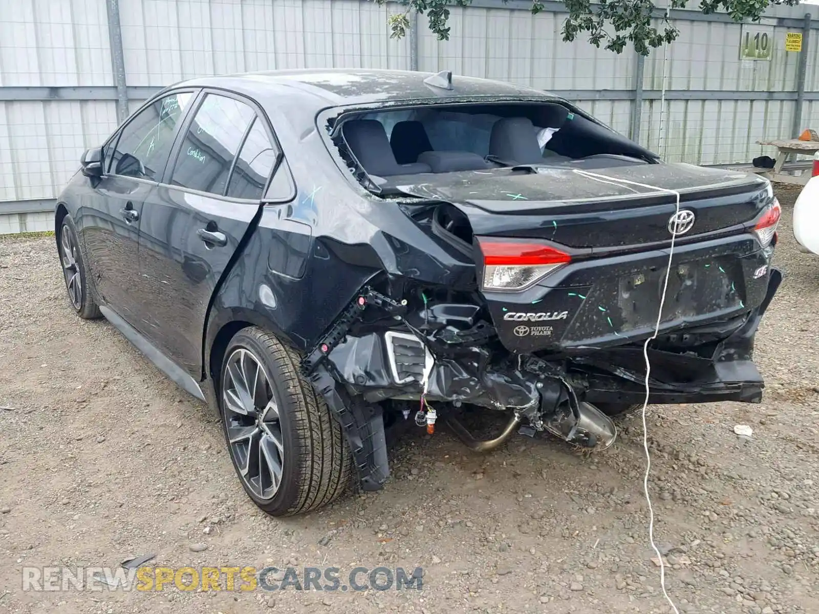 3 Photograph of a damaged car JTDS4RCE3LJ012909 TOYOTA COROLLA 2020