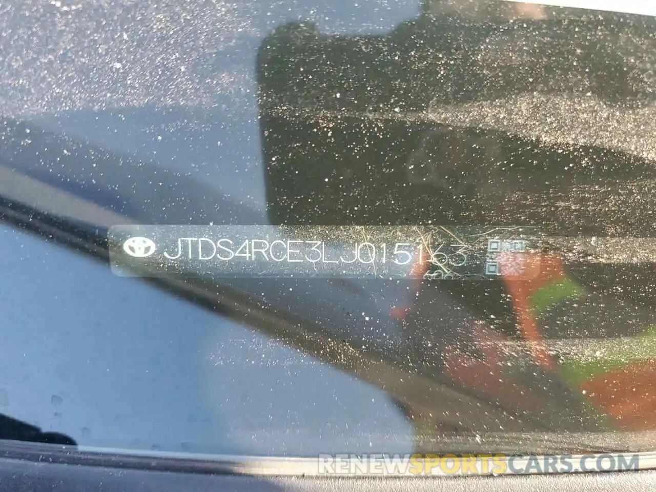12 Photograph of a damaged car JTDS4RCE3LJ015163 TOYOTA COROLLA 2020