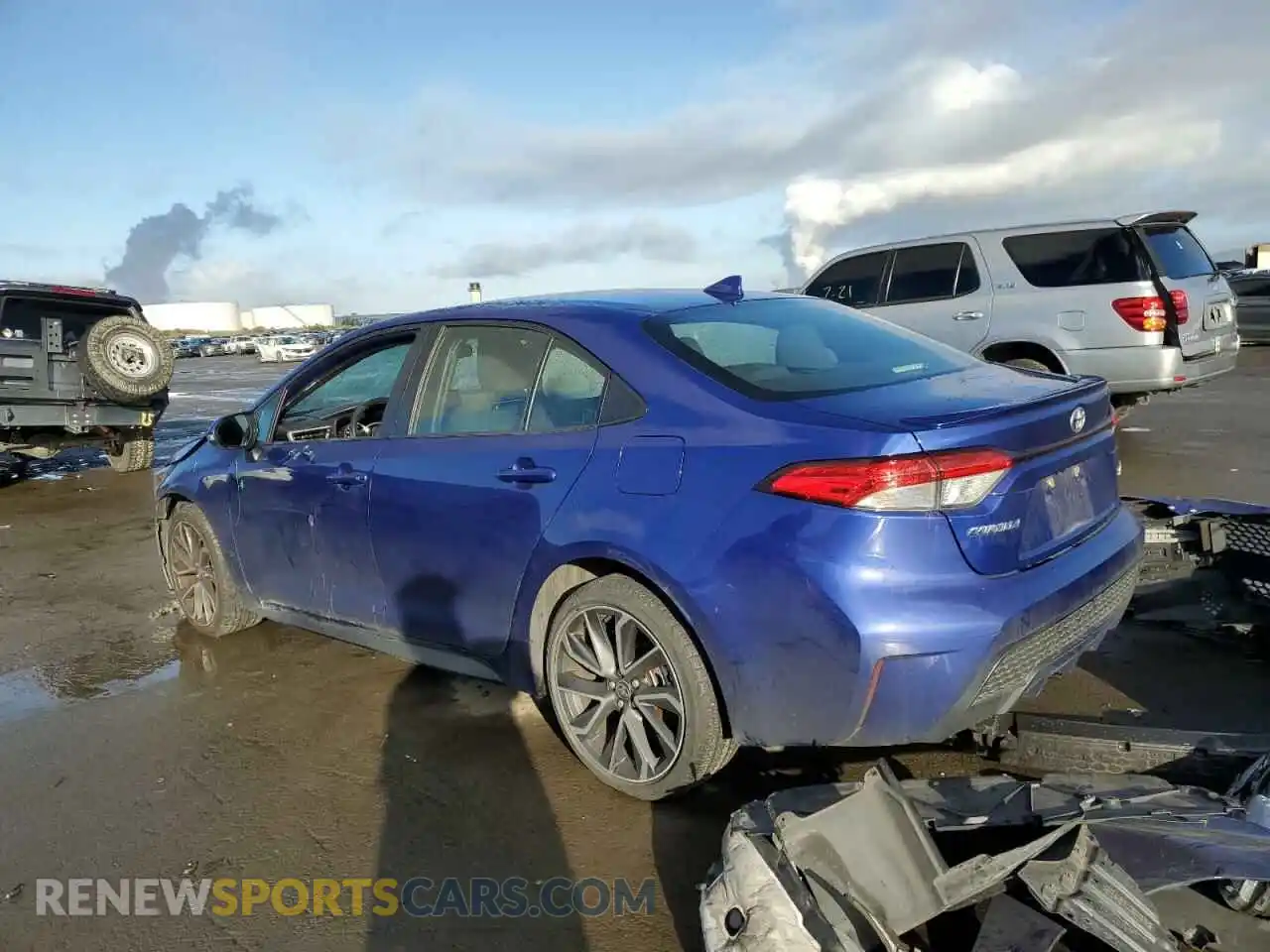 2 Photograph of a damaged car JTDS4RCE3LJ017866 TOYOTA COROLLA 2020