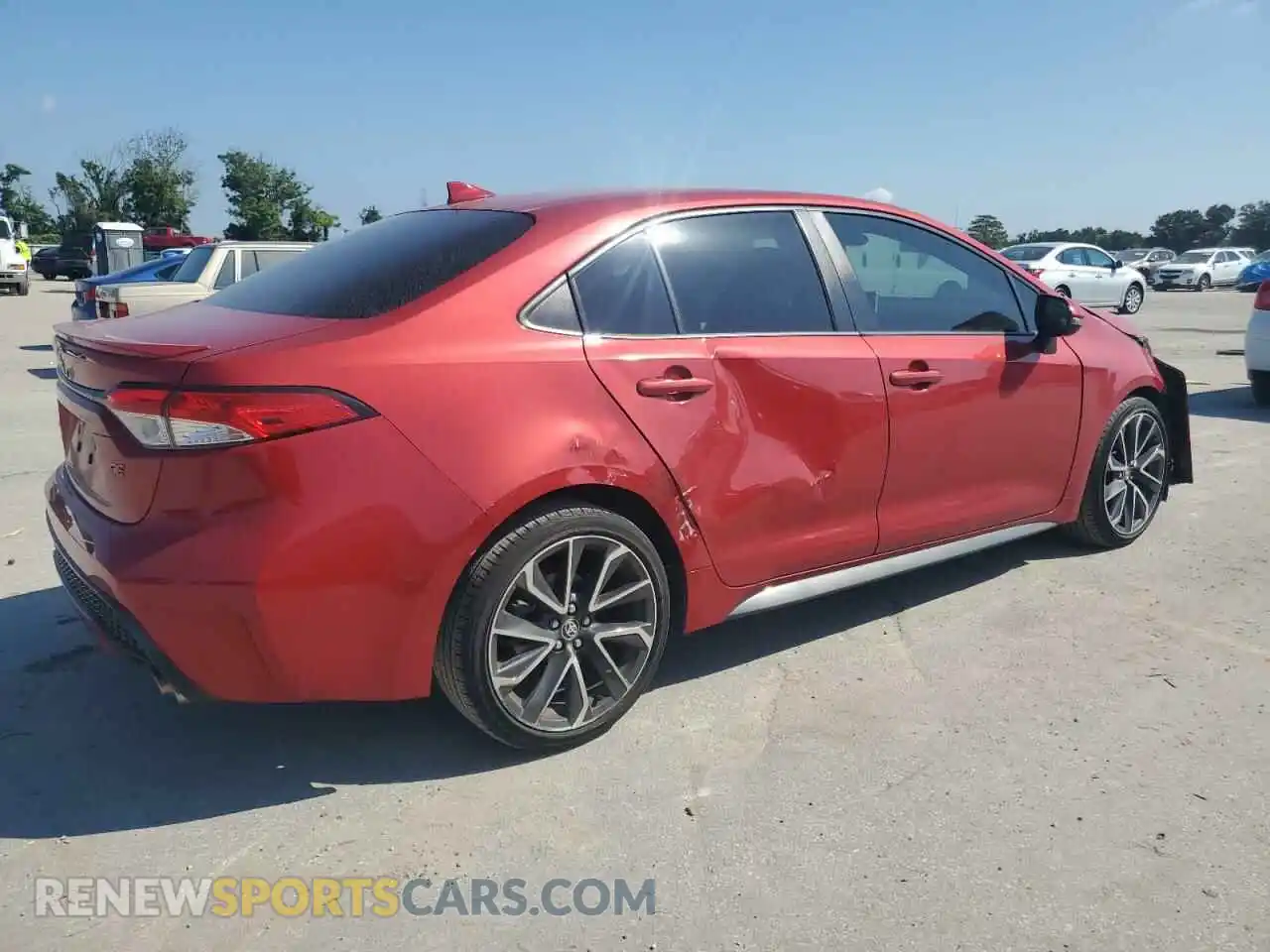 3 Photograph of a damaged car JTDS4RCE3LJ018337 TOYOTA COROLLA 2020