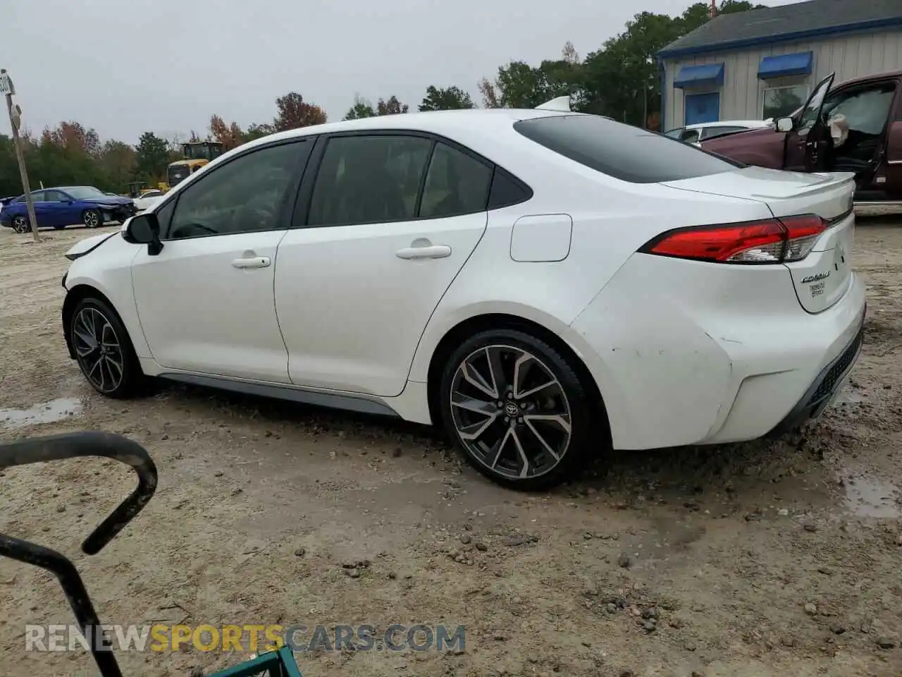 2 Photograph of a damaged car JTDS4RCE3LJ019021 TOYOTA COROLLA 2020