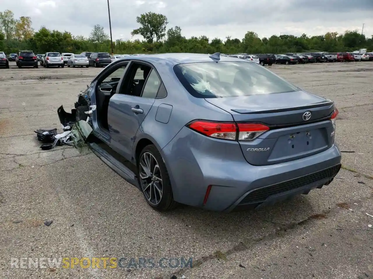 3 Photograph of a damaged car JTDS4RCE3LJ026146 TOYOTA COROLLA 2020