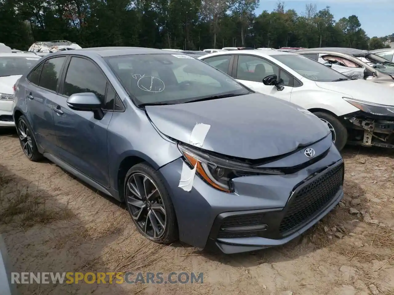 1 Photograph of a damaged car JTDS4RCE3LJ026664 TOYOTA COROLLA 2020