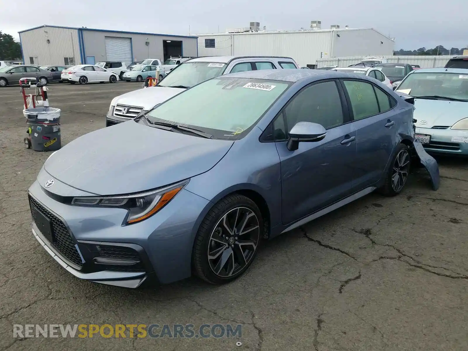 2 Photograph of a damaged car JTDS4RCE3LJ030651 TOYOTA COROLLA 2020
