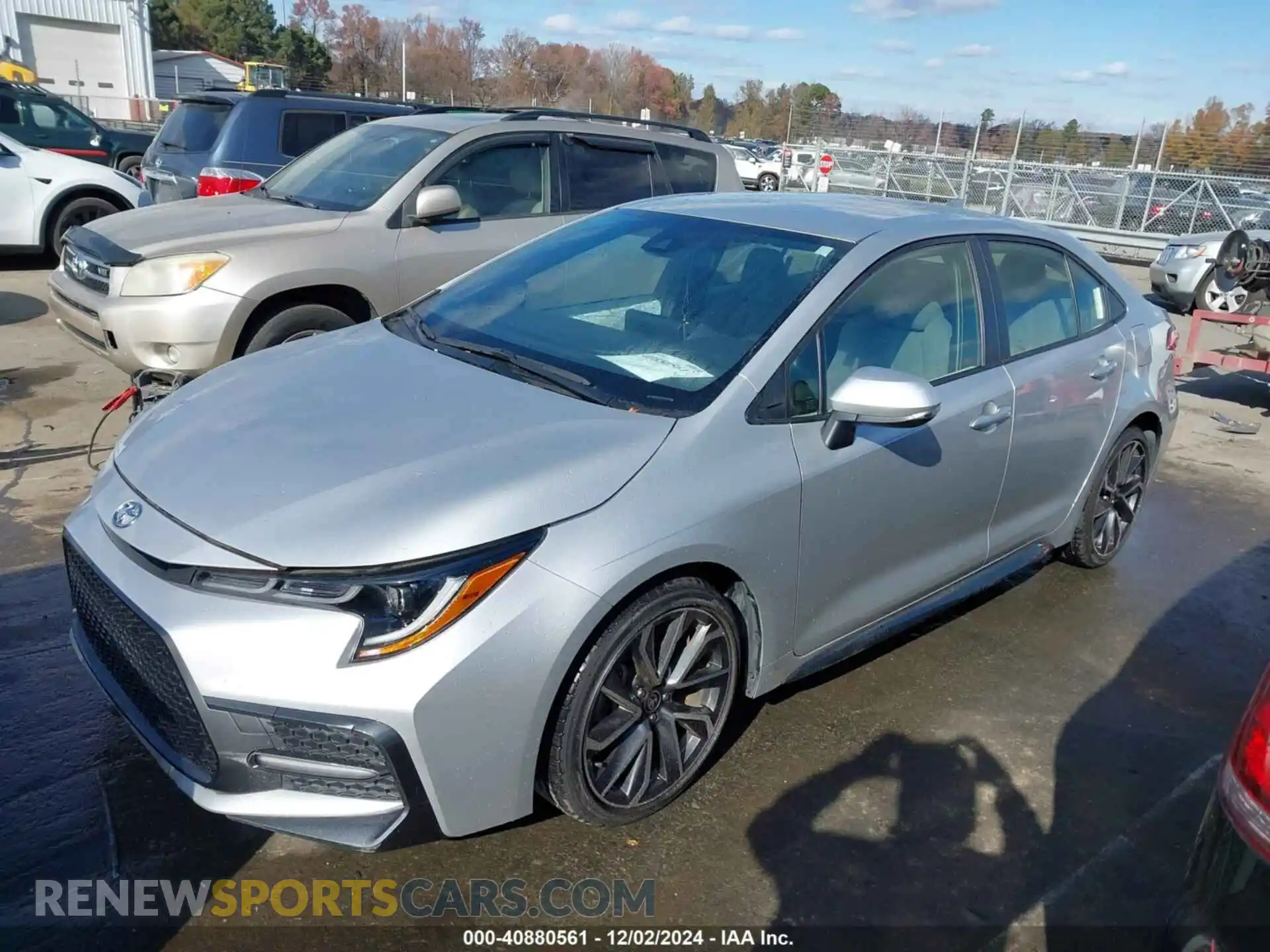2 fotografías del automóvil dañado JTDS4RCE3LJ036319 TOYOTA COROLLA 2020