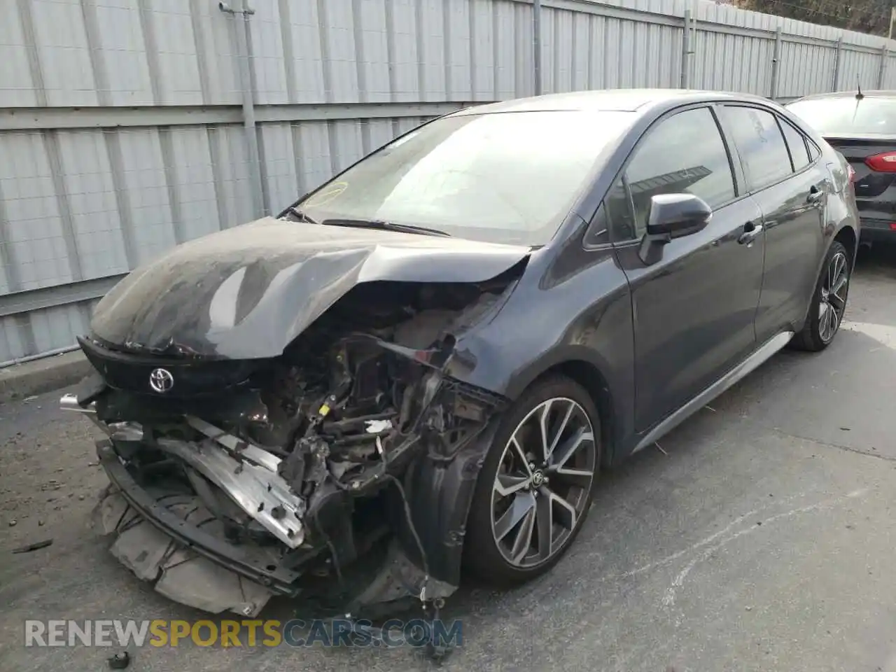 2 Photograph of a damaged car JTDS4RCE3LJ037132 TOYOTA COROLLA 2020