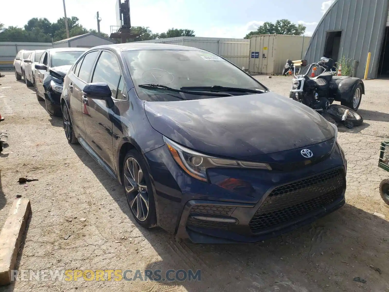 1 Photograph of a damaged car JTDS4RCE3LJ037745 TOYOTA COROLLA 2020