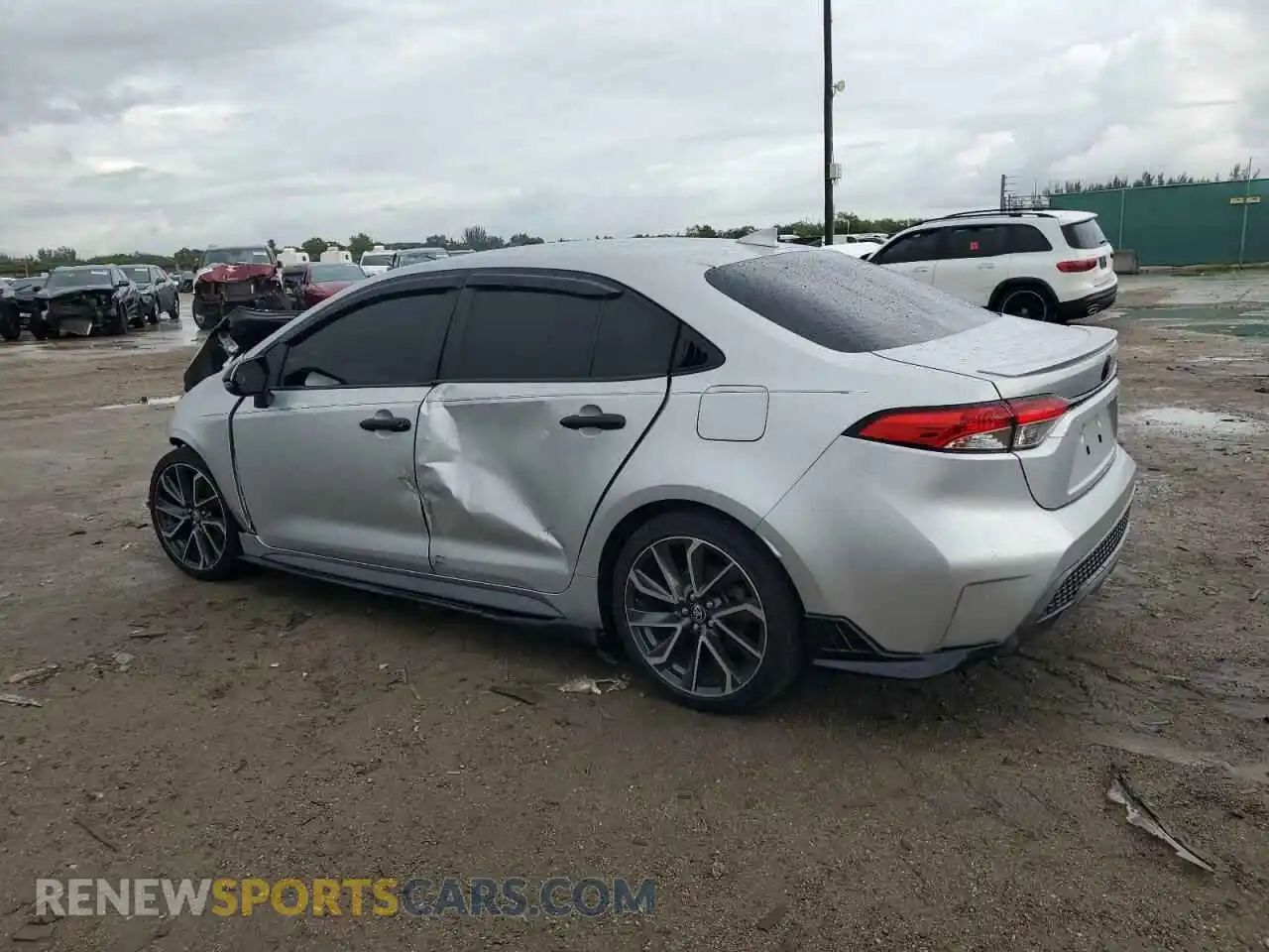 2 Photograph of a damaged car JTDS4RCE3LJ039351 TOYOTA COROLLA 2020